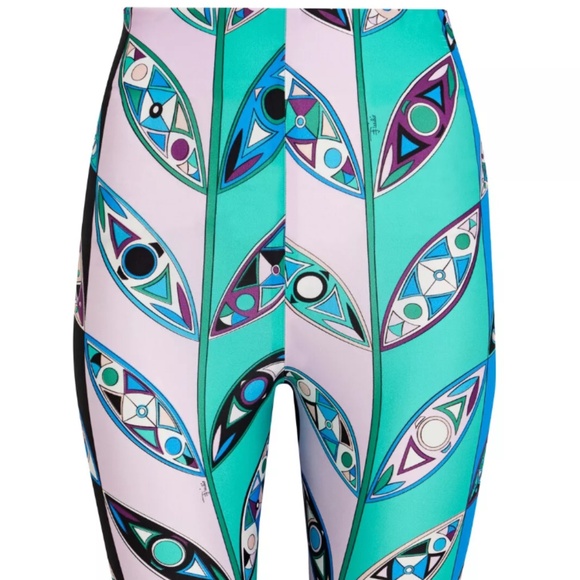 Emilio Pucci Pants - EMILIO PUCCI Biker Shorts Girandole-Print